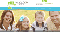 Desktop Screenshot of oakwooddental.org
